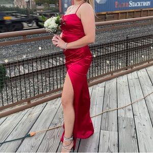 Red prom dress